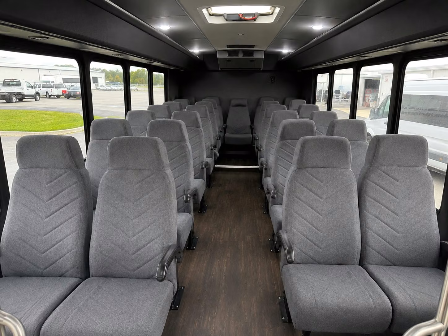 15 passenger minibus interior