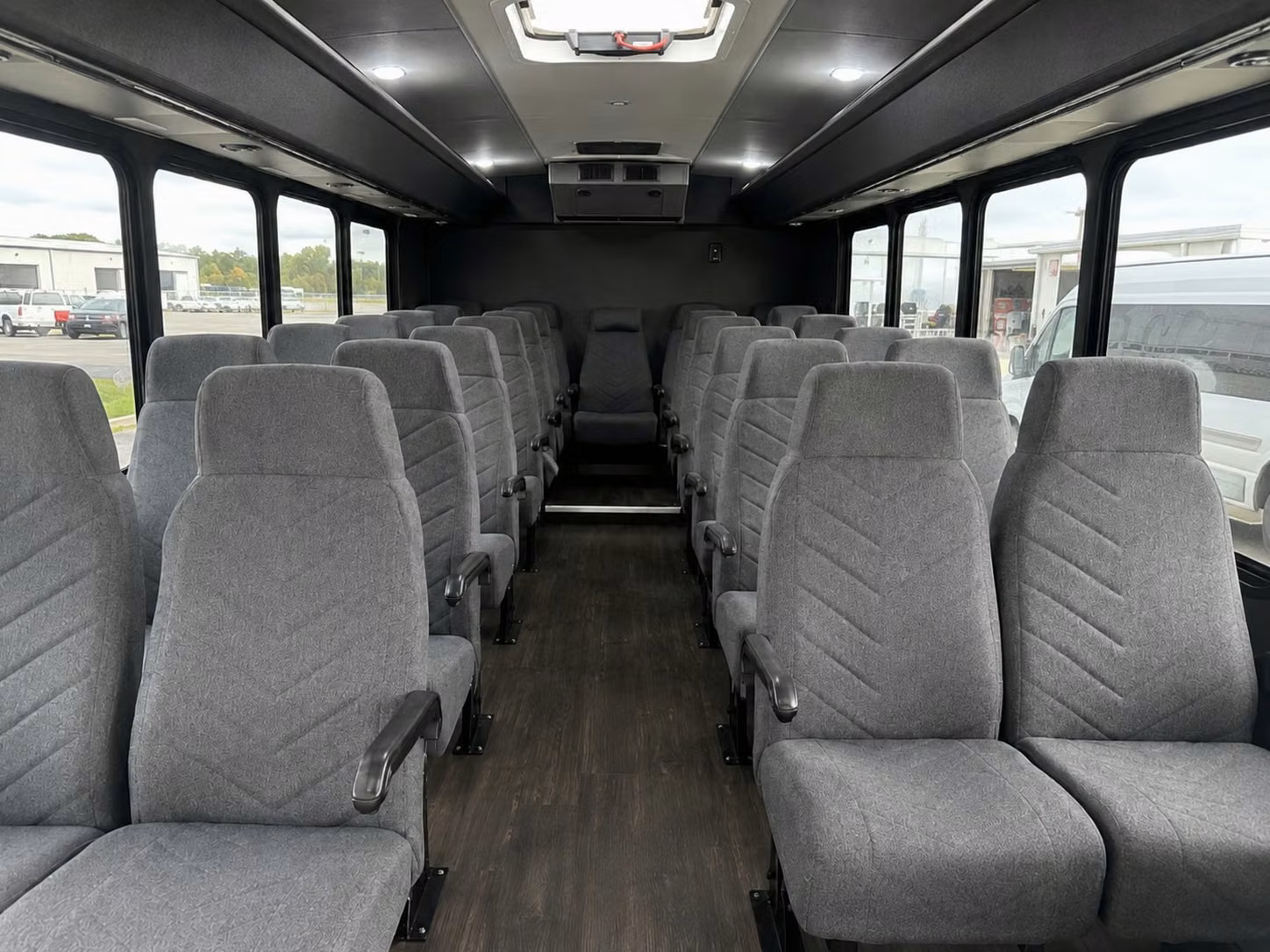 20 passenger minibus interior
