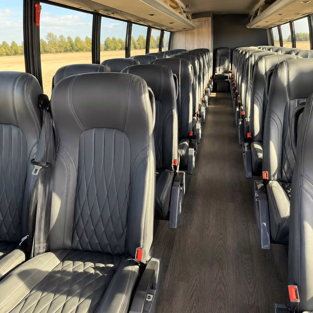 25 passenger minibus interior