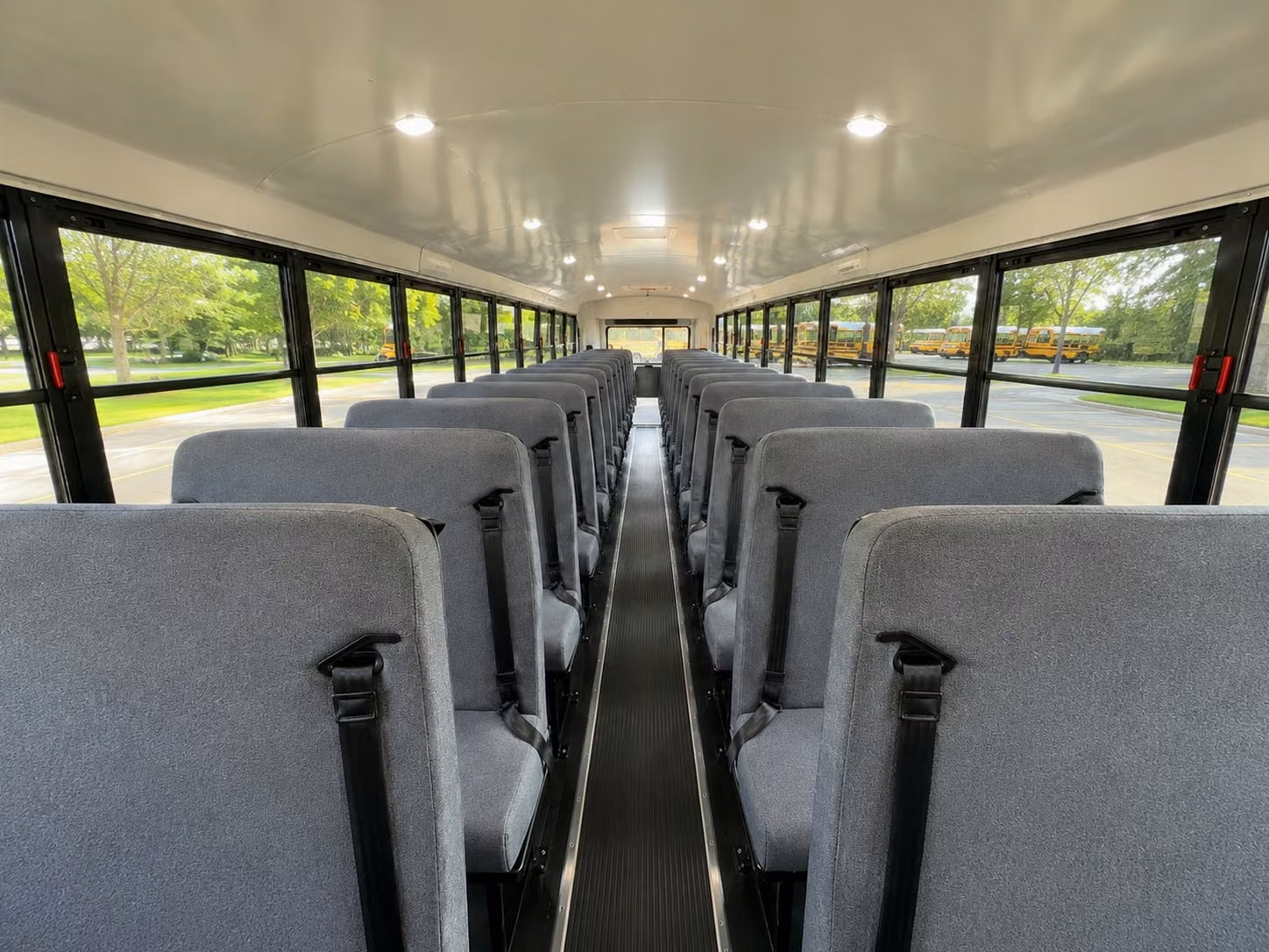 school bus interior